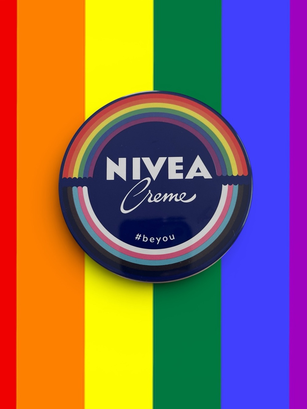 Nivea Creme Cream LIMITED EDITION GERMANY #beyou PRIDE BRAND NEW SEALED 5.2oz Lg